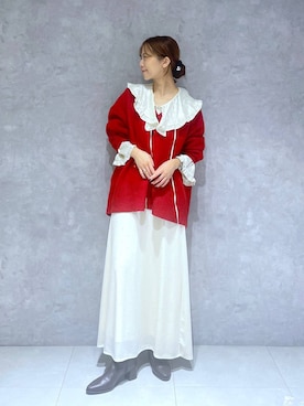 「旅行」｜RYOKOさん（レディース・158cm）の冬コーディネート