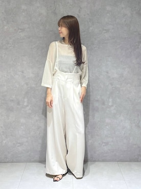 「A part by（アパートバイ）のアイテム」を使った、RYOKOさん（レディース・158cm）の夏コーディネート