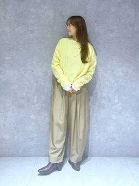 「旅行」｜RYOKOさん（レディース・158cm）の冬コーディネート