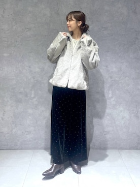 「apart by lowrys」｜「アイテム（その他アウター）」を使った、RYOKOさん（レディース・158cm）の秋コーディネート