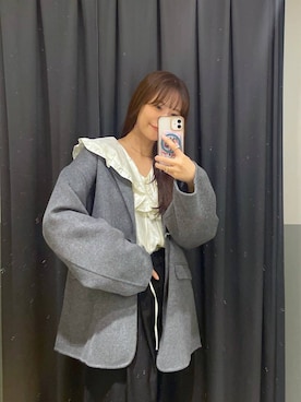 「アイテム（テーラードジャケット）」を使った、RYOKOさん（レディース・158cm・30代）の秋コーディネート