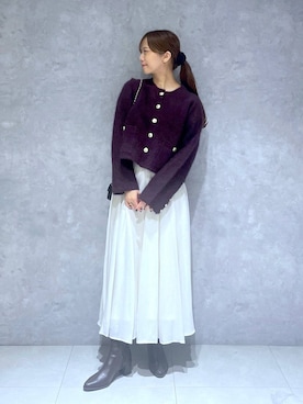 「旅行」｜RYOKOさん（レディース・158cm）の冬コーディネート