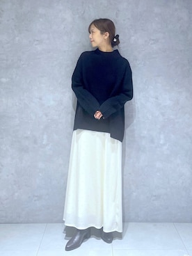 「アイテム（ブーツ）」を使った、RYOKOさん（レディース・158cm・30代）の冬コーディネート