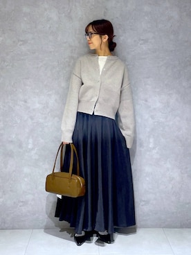 「e/rm（イーアールエム）のアイテム（トップス）」を使った、RYOKOさん（レディース・158cm）の冬コーディネート