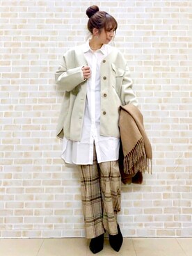 「HONEYSUCKLE ROSE」｜tomoさん（レディース・160cm）の秋コーディネート