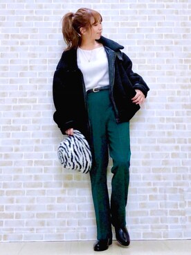 「HONEYSUCKLE ROSE」｜tomoさん（レディース・160cm）の秋コーディネート