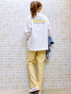 「HONEYSUCKLE ROSE（ハニーサックルローズ）のアイテム（デニムジャケット）」を使った、tomoさん（レディース・160cm）の春コーディネート