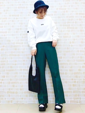 「RAG MACHINE（ラグマシーン）のアイテム」を使った、tomoさん（レディース・160cm）の秋コーディネート