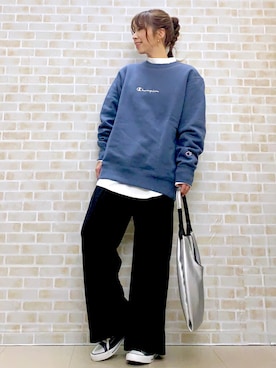 「RAG MACHINE（ラグマシーン）のアイテム」を使った、tomoさん（レディース・160cm）の秋コーディネート