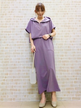 「アイテム（その他トップス）」を使った、tomoさん（レディース・160cm）の春コーディネート