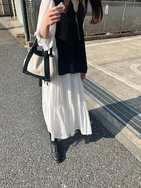「Ameri（アメリ）のアイテム」を使った、ひかりさん（レディース・165cm）の夏コーディネート