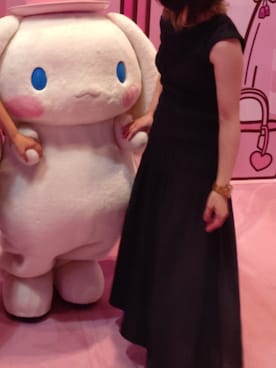 「アイテム（サンダル、パープル系）」を使った、square-pさん（レディース・152cm）の夏コーディネート