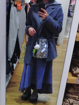 「rienda（リエンダ）のアイテム」を使った、square-pさん（レディース・152cm）の冬コーディネート