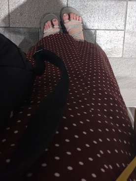 「MARC JACOBS（マークジェイコブス）のアイテム（バックパック/リュック）」を使った、square-pさん（レディース・152cm）の夏コーディネート