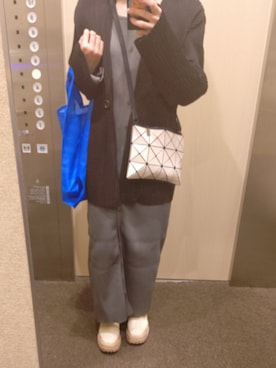 「アイテム（セットアップ）」を使った、square-pさん（レディース・152cm）の秋コーディネート