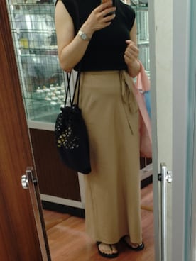 「ISSEY MIYAKE（イッセイミヤケ）のアイテム」を使った、square-pさん（レディース・152cm）の秋コーディネート