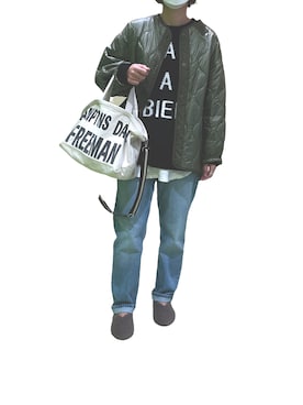 「U by SPICK&SPAN（ユーバイスピックアンドスパン）のアイテム（ジャケット/アウター）」を使った、おメルさん（レディース・161cm）の冬コーディネート