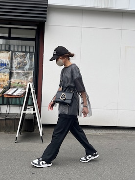 「ISOOK（アイスー）のアイテム（Tシャツ/カットソー）」を使った、chii___ca♡さん（レディース・161cm）の春コーディネート