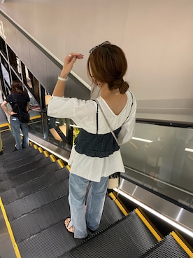 「ISOOK（アイスー）のアイテム」を使った、chii___ca♡さん（レディース・161cm）の夏コーディネート