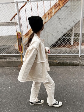 「ほめられ本命コーデ」｜「アイテム（デニムジャケット）」を使った、chii___ca♡さん（レディース・161cm）の冬コーディネート