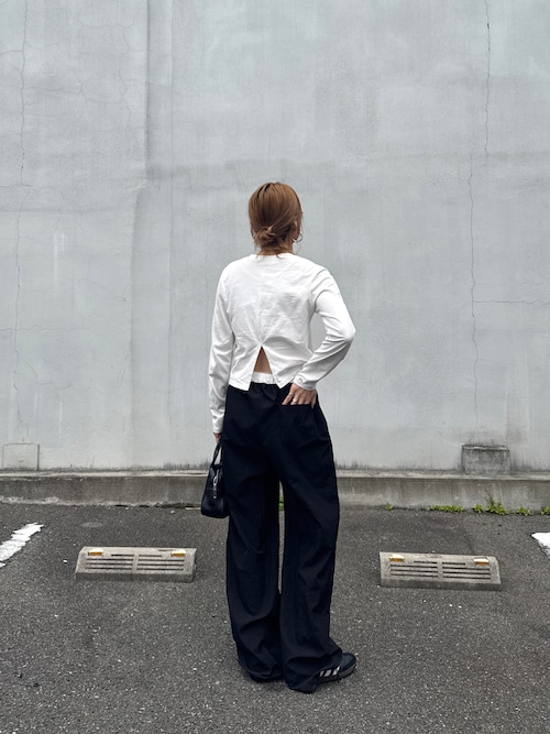 バックスリットロンT (chiica select) / シンプル 無地 ショート