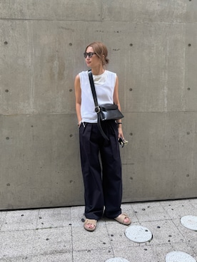 「ISOOK（アイスー）のアイテム」を使った、chii___ca♡さん（レディース・161cm）の夏コーディネート