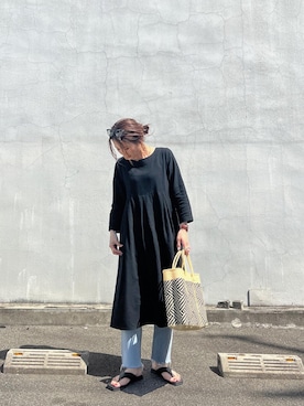 「ISOOK（アイスー）のアイテム（ワンピース/ドレス）」を使った、chii___ca♡さん（レディース・161cm）の春コーディネート