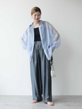 「reca（レカ）のアイテム」を使った、recastaffさん（レディース・165cm）の夏コーディネート