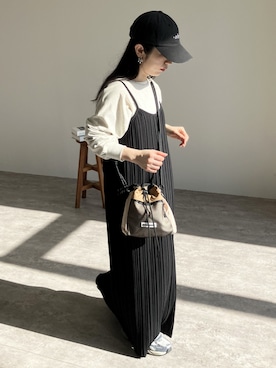 「reca（レカ）のアイテム（ワンピース/ドレス）」を使った、recastaffさん（レディース・154cm）の春コーディネート