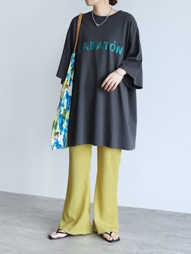 「reca（レカ）のアイテム（パンツ）」を使った、recastaffさん（レディース・158cm）の夏コーディネート