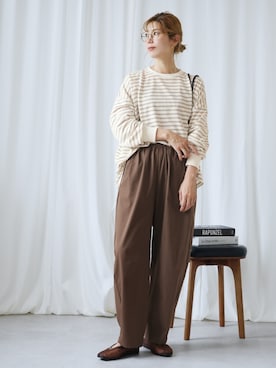 「着やせコーデ」｜recastaffさん（レディース・165cm）の秋コーディネート