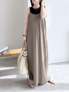 「reca（レカ）のアイテム（ワンピース/ドレス）」を使った、recastaffさん（レディース・154cm）の春コーディネート