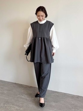 recastaffさん（レディース・158cm）の冬コーディネート