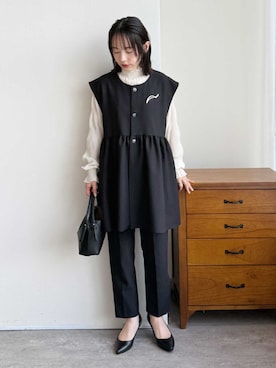 「reca（レカ）のアイテム」を使った、recastaffさん（レディース・154cm）の冬コーディネート