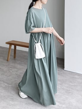 「reca（レカ）のアイテム（ワンピース/ドレス）」を使った、recastaffさん（レディース・154cm）の春コーディネート