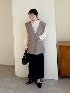 「reca（レカ）のアイテム」を使った、recastaffさん（レディース・154cm）の冬コーディネート