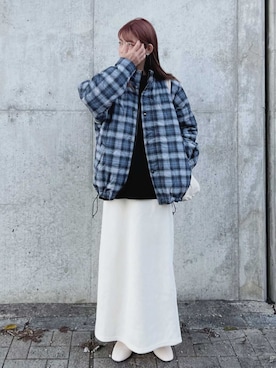 「reca（レカ）のアイテム」を使った、recastaffさん（レディース・163cm）の冬コーディネート