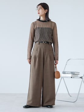 「着やせコーデ」｜recastaffさん（レディース・165cm）の秋コーディネート