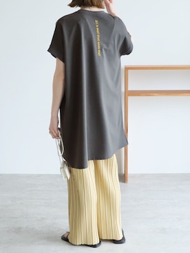 「reca（レカ）のアイテム（パンツ）」を使った、recastaffさん（レディース・165cm）の夏コーディネート