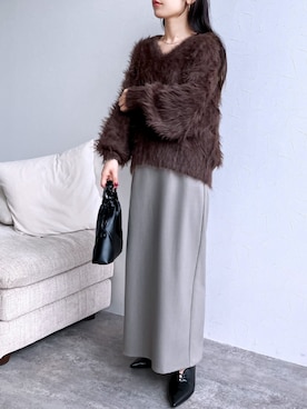 recastaffさん（レディース・154cm）の冬コーディネート