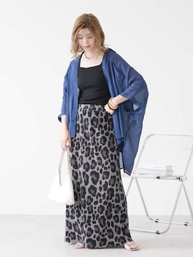「reca（レカ）のアイテム」を使った、recastaffさん（レディース・165cm）の夏コーディネート
