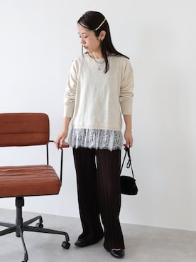 「reca（レカ）のアイテム」を使った、recastaffさん（レディース・154cm）の秋コーディネート