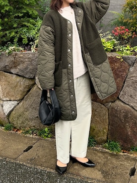 「reca（レカ）のアイテム（その他アウター）」を使った、recastaffさん（レディース・160cm）の秋コーディネート