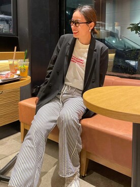 「レディースファッション」｜recastaffさん（レディース・166cm）の春コーディネート