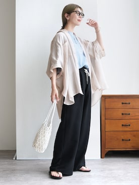 「recaコーデ」｜recastaffさん（レディース・165cm）の夏コーディネート