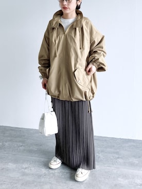 「reca（レカ）のアイテム（その他アウター）」を使った、recastaffさん（レディース・154cm）の冬コーディネート