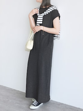 「reca（レカ）のアイテム（ワンピース/ドレス）」を使った、recastaffさん（レディース・165cm）の夏コーディネート