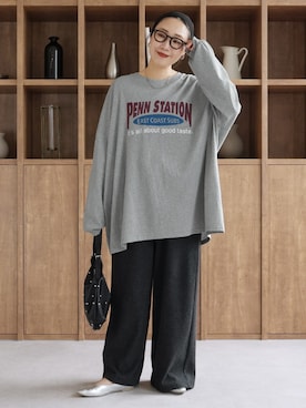 「reca（レカ）のアイテム」を使った、recastaffさん（レディース・158cm）の秋コーディネート