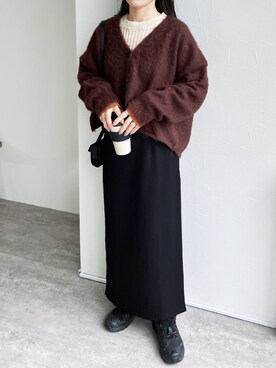 recastaffさん（レディース・154cm）の冬コーディネート