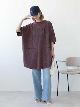 「reca（レカ）のアイテム」を使った、recastaffさん（レディース・165cm）の夏コーディネート